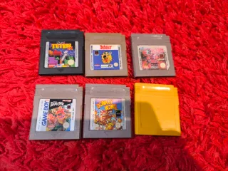 Lote Jogos Game Boy Tetris Astérix Bad