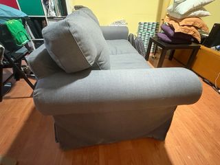 Sofá 2 plazas gris
