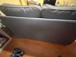 Sofá 2 plazas gris