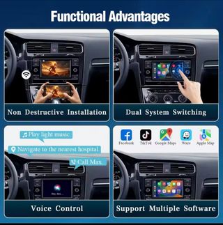 Interfaz CarPlay Android Auto MIB MIB2 sin estrena