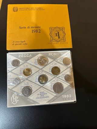 Colección Monedas Italia 1982