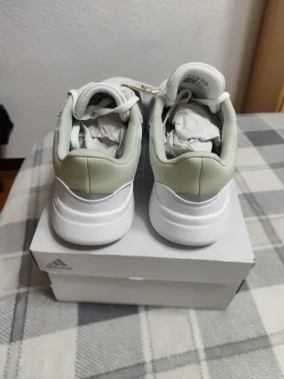Adidas QT Racer 3.0 Mujer Blancas Plata