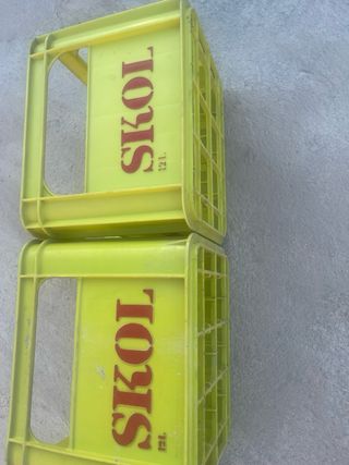 Scatola di Birra Skol Gialla