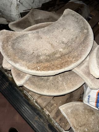 baldosa exterior para jardín blanco