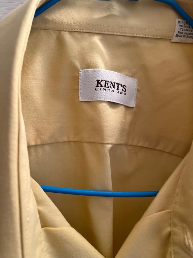 Camisa hombre amarilla