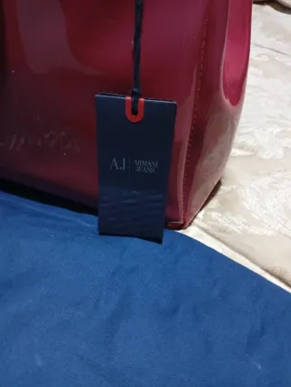 Bolso Armani Jeans Rosa/Rojo Charol