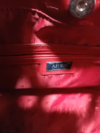 Bolso Armani Jeans Rosa/Rojo Charol