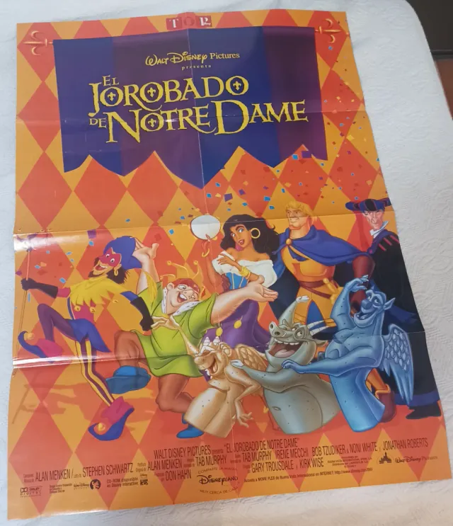 PÓSTER " El Jorobado de Notre Dame" 77x56