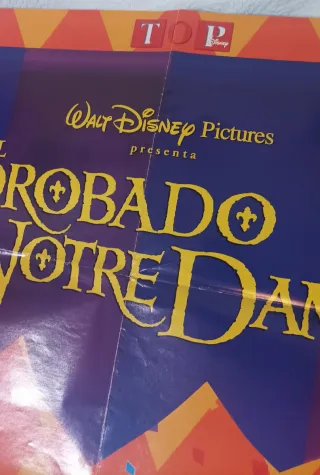 PÓSTER " El Jorobado de Notre Dame" 77x56