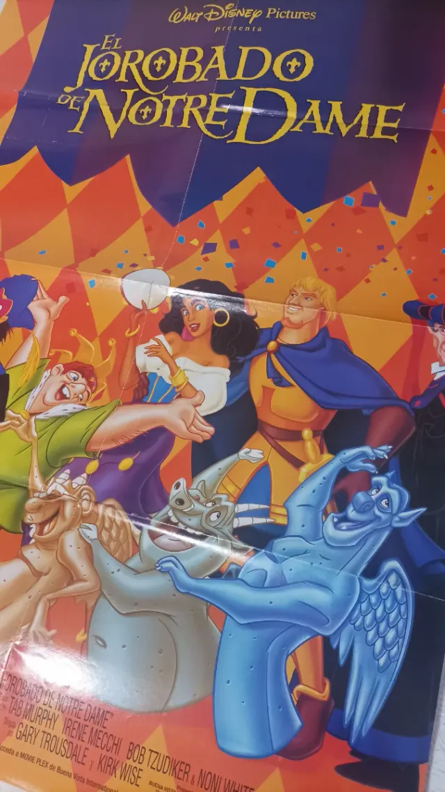PÓSTER " El Jorobado de Notre Dame" 77x56