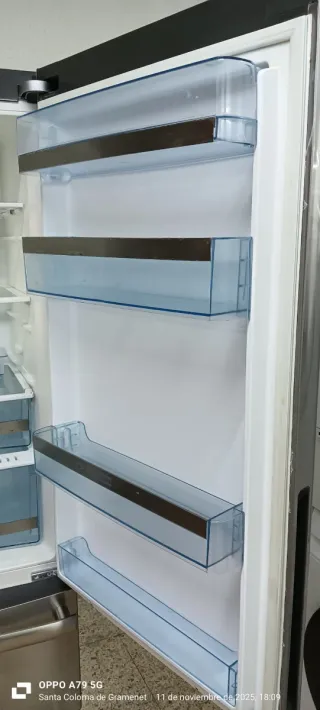 Nevera combi FRANKE acero inoxidable