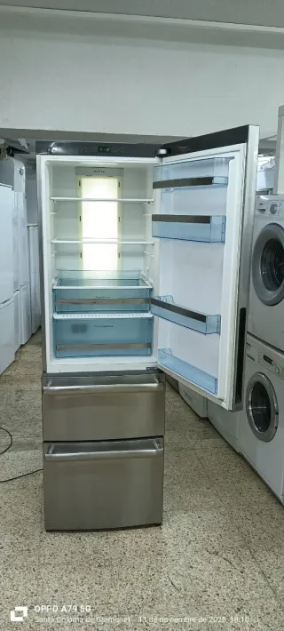 Nevera combi FRANKE acero inoxidable