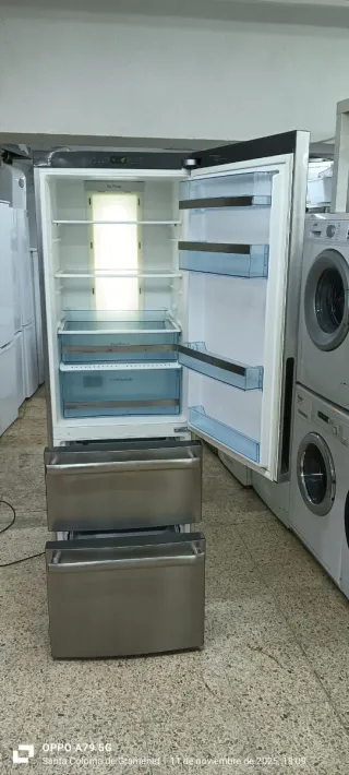 Nevera combi FRANKE acero inoxidable
