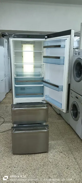 Nevera combi FRANKE acero inoxidable