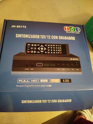 Sintonizador TDT/T2 grabador
