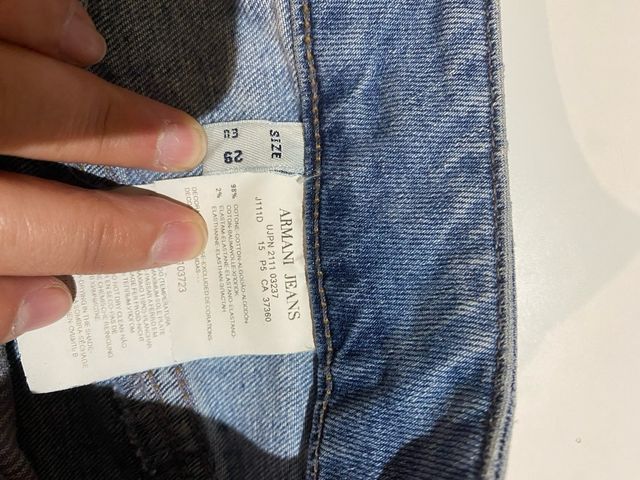 Vaqueros Armani Jeans azules claros talla EU29