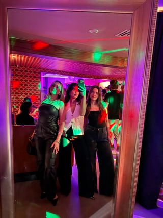 Mono ZARA efecto piel negro