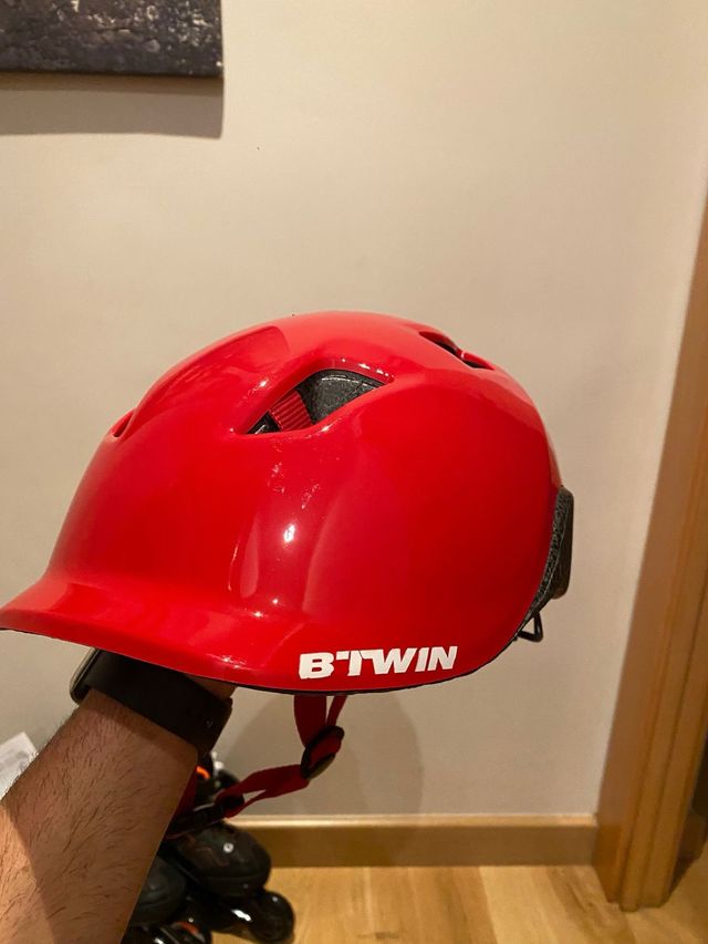 Casco B'Twin Rojo Niño