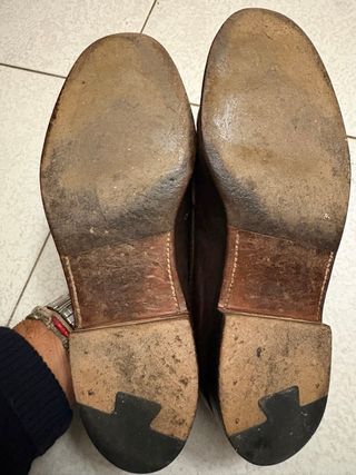 Mocassini Alden Pelle Marrone Uomo