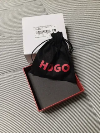 Anillo Hugo Boss Hombre Negro/Plata. A estrenar