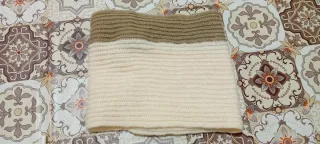 Sciarpa beige e marrone