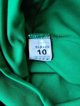 Falda Flamenca Salón Talla 10 Verde