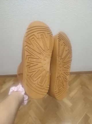 Botas Beige/Marrón Talla 36