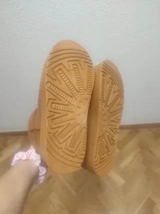 Botas Beige/Marrón Talla 36