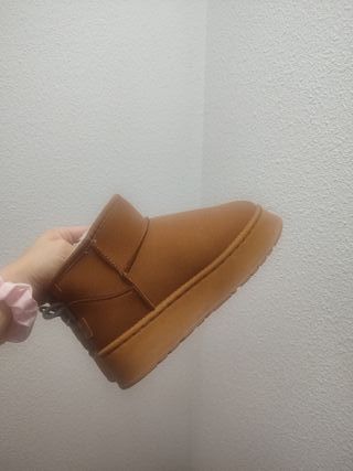 Botas Beige/Marrón Talla 36