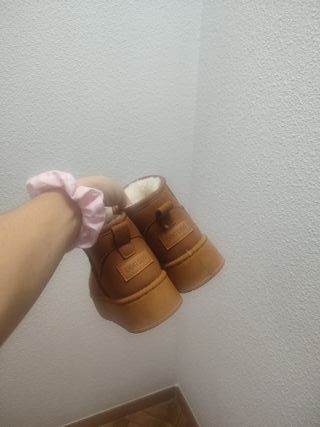 Botas Beige/Marrón Talla 36