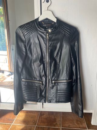 Chaqueta Cuero Tommy Hilfiger Talla M