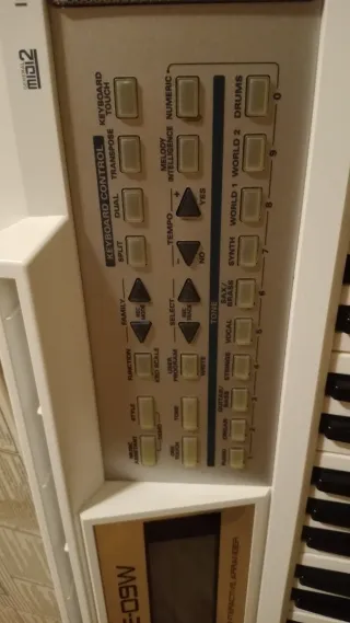 Roland E-09W Teclado Interactivo Blanco