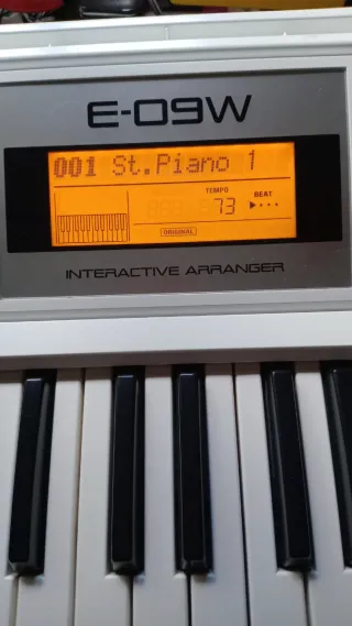 Roland E-09W Teclado Interactivo Blanco