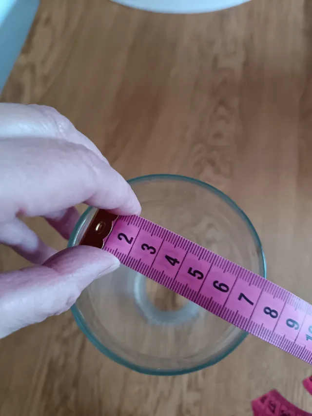 Tulipa de cristal para lámpara