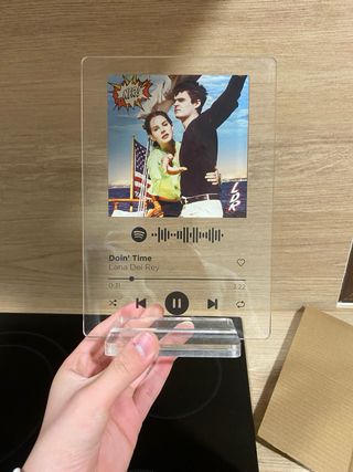 Placa Spotify Lana Del Rey Doin' Time