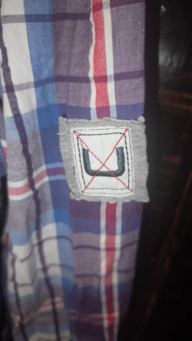 Camisa Intropia cuadros multicolor