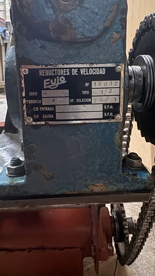 Sinfin 4m con motor 2CV-230v