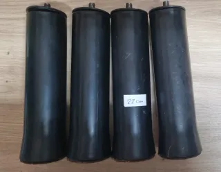 Patas de somier negras (4 unidades)