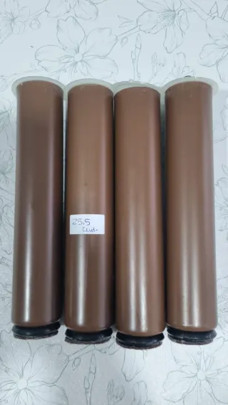 Patas de somier negras (4 unidades)