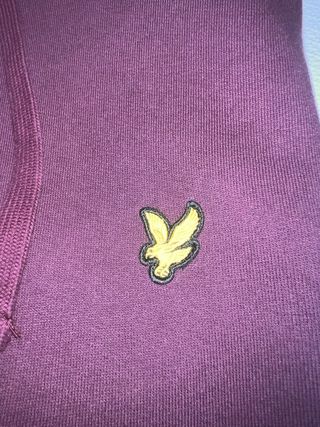Sudadera Lyle & Scott XL Burdeos