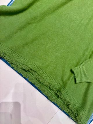 Maglia collo alto verde taglia L