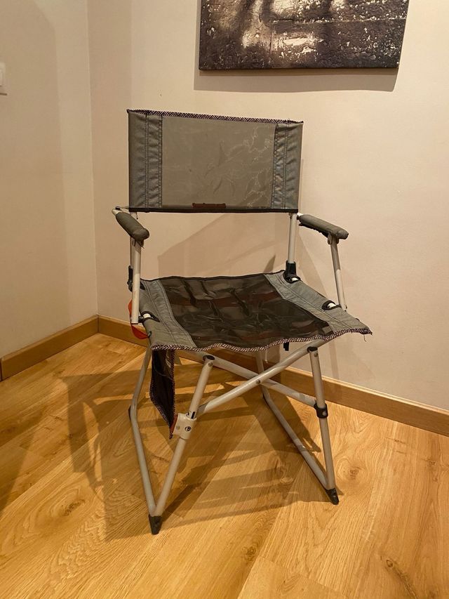 3 Sillas de camping plegables Quechua Comfort