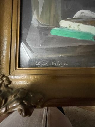 Oleo único de Antoni Llobet (1910-1983)