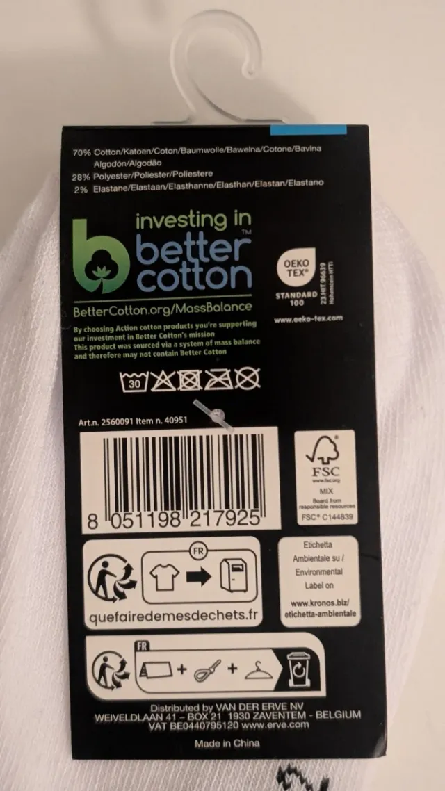 Calcetines Lotto Blancos Talla 39-42 (3 Pares)