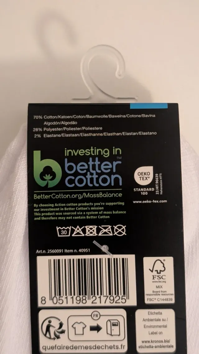 Calcetines Lotto Blancos Talla 39-42 (3 Pares)