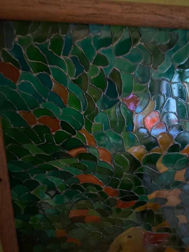 cuadros de vidrio con luz