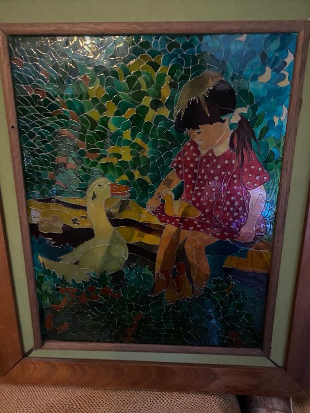 cuadros de vidrio con luz