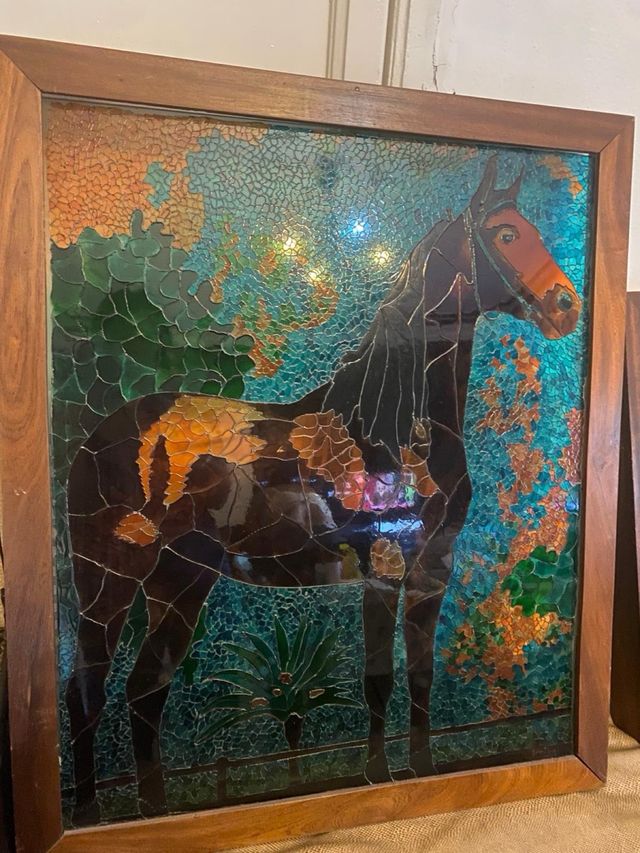 cuadros de vidrio con luz