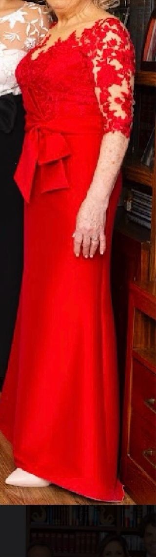 Vestido de fiesta  o para Madrina Pronovias rojo