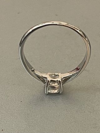 Anillo Oro 18k Diamante 0.61 Ct SI2/F